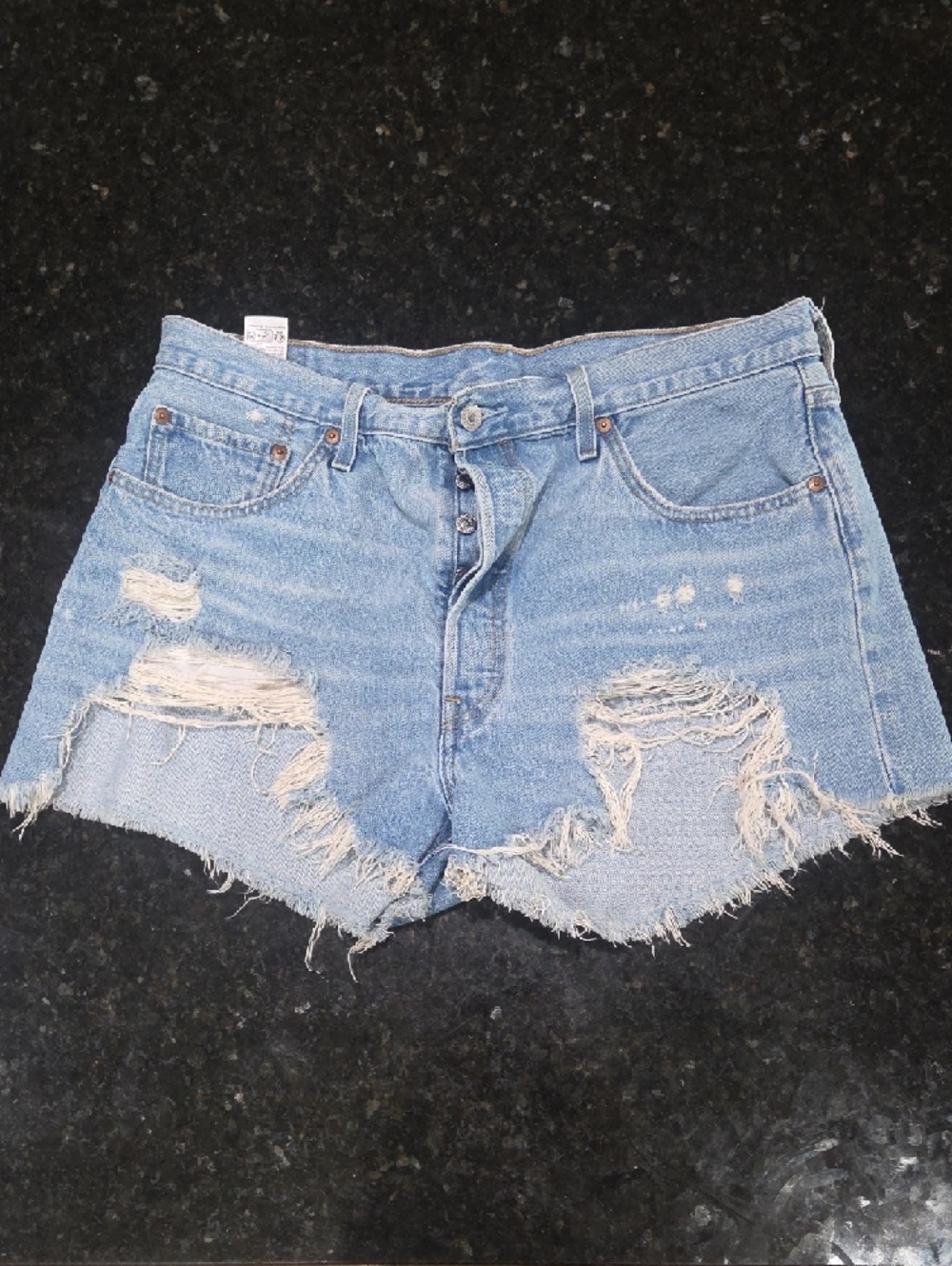 Levi's "Vintage" (See 1st Pic) 501 Denim Jeans. Valued At $60 to $100 (2nd Pic).